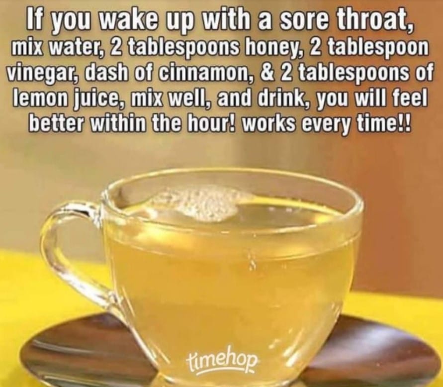 Soar throat remedy