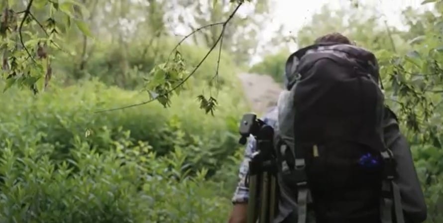 Man In Bug Out Bag