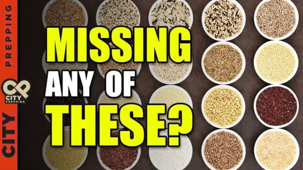 21 Overlooked Grains That Will Keep you Alive (Prepper Pantry Food Items)