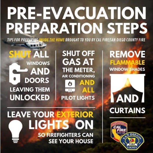 Pre-Evacuation Preparation Steps